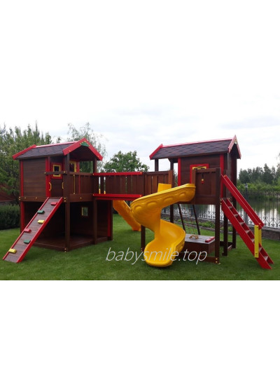 Детская игровая площадка из дерева Spielplatz-32